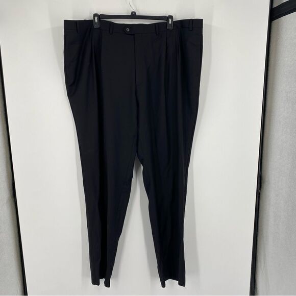 Tasso Elba Men’s Black Suit Pants Dress Pants size 50 - Picture 1 of 3